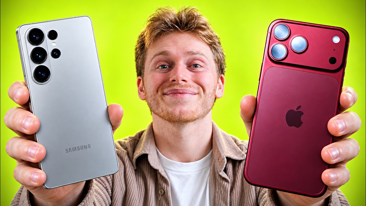 iPhone and Galaxy comparison featuring TORRAS